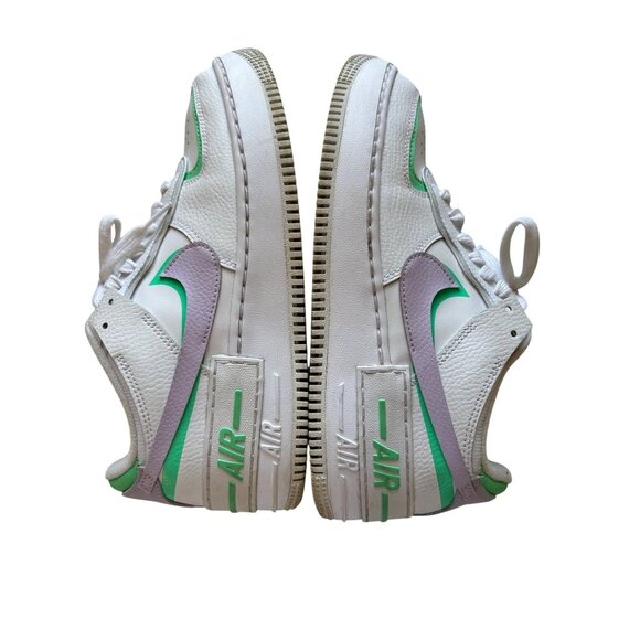 Nike Air Force 1 women's Sz 9.5 Shadow White Infinity Lilac - Picture 9 of 10